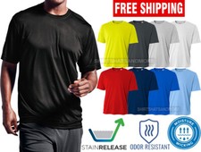 Camiseta masculina absorção de umidade resistente a odores liberação de manchas Dri Fit XS-4XL comprar usado  Enviando para Brazil