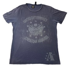 Camiseta Christian Audigier Masculina Extra Grande Roxa United Enterprises Gráfica comprar usado  Enviando para Brazil