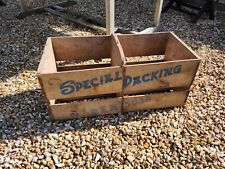 Vintage wooden crate for sale  NEWPORT