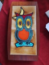 Owl trivet tile for sale  IPSWICH