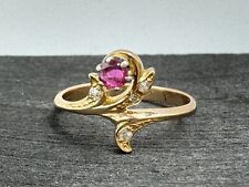 Bague jaune rubis d'occasion  Villefranche-de-Rouergue