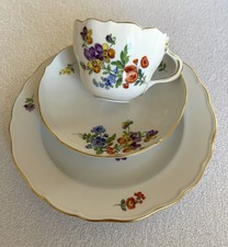 Meissen porzellan blume gebraucht kaufen  Taufkirchen