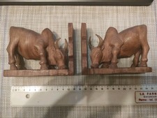 Coppia fermalibri bufalo usato  Parma