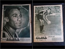Dos complementos deportivos con fundas del gran futbolista Alberto Spencer  segunda mano  Embacar hacia Mexico