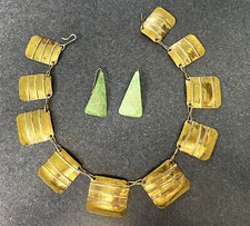 brass necklace earrings for sale brass necklace earrings for sale Trout Creek