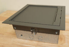 Legrand Wiremold FloorSource caixas de piso levantadas AC10105-2 cinza 8 gangues 10"x10" comprar usado  Enviando para Brazil