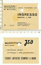 Biglietto ingresso ridotto usato  Genova