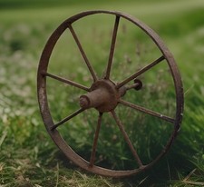 Antique metal wheel for sale  New York