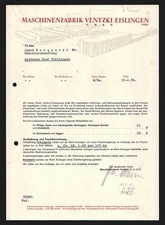 Rechnung eislingen 1936 gebraucht kaufen  Berlin