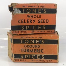 Tones spices cardboard for sale  Omaha