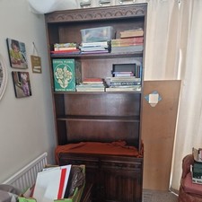 Pair dark wood for sale  CHESTERFIELD