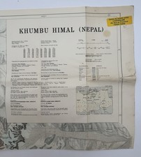 Carte népal khumbu d'occasion  Aussonne