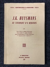 Huysmans tournant rebours d'occasion  Mauriac