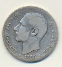 Spanien peseta 1885 gebraucht kaufen  Duisburg