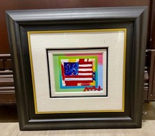 Signed peter max for sale  Boca Raton
