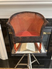 black chair wicker seat for sale  Monroe