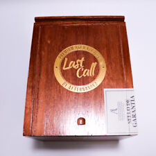 Last Call Pequenas Puros caixa de charuto de madeira vazia 6,25" x 5" x 4,5" comprar usado  Enviando para Brazil