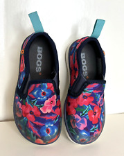 BOGS Niñas Niño EE. UU. Talla 9 Kicker Zapatos de Lluvia Sin Cordones Estampado Floral Euro 25, usado segunda mano  Embacar hacia Argentina