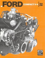 Usado, Folheto de equipamento - Ford - 104 CID - Compacto V-4 - Motor - c1974 (E8010) comprar usado  Enviando para Brazil