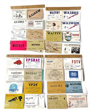 Lote de 91 cartões postais de rádio amador QSL da década de 1980 ao redor do mundo comprar usado  Enviando para Brazil