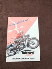 Riginal prospekt triumph gebraucht kaufen  Kulmbach