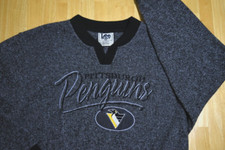 Moletom bordado vintage Pittsburgh Penguins script médio Lee NHL macio comprar usado  Enviando para Brazil
