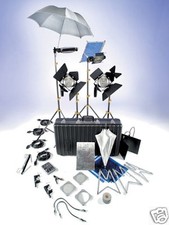 Kit Lowel Ambi - OMNI/TOTA 4 LUCES KIT SOPORTES MODIFICADORES ESTUCHE LÁMPARAS Y MÁS - NUEVO DE LOTE ANTIGUO segunda mano  Embacar hacia Mexico