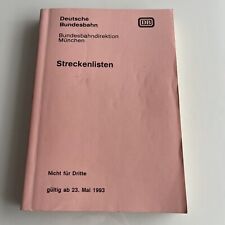 Deutsche bundesbahn streckenli gebraucht kaufen  Prien a.Chiemsee