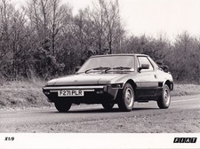 FIAT X1/9 REG No.F271 PLR, VISTA FRONTAL, FOTOGRAFIA DE ÉPOCA., usado comprar usado  Enviando para Brazil