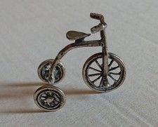 Dreirad aus 925er Silber, Miniature silver tricycle, triciclo in argento comprar usado  Enviando para Brazil