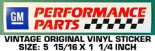 GM PERFORMANCE PARTS - ADESIVO DECALQUE VINIL ORIGINAL VINTAGE - CARRO CHEVROLET, usado comprar usado  Enviando para Brazil
