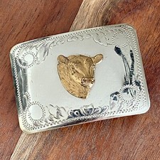 Fibbia cintura cowboy usato  Spedire a Italy
