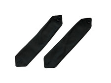 Conjunto de dragonas de tecido preto liso 27cm comprimento comprar usado  Enviando para Brazil