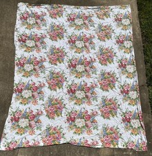Lençol plano floral vintage Ralph Lauren Shabby Cottage MELISSA branco QUEEN comprar usado  Enviando para Brazil