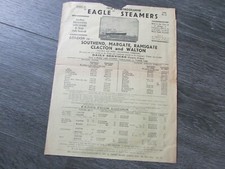 Eagle steamers 1938 for sale  LEEDS