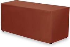 Capa de mesa retangular marrom lavável compatível com buffet festa jantar casamento exposição, usado comprar usado  Enviando para Brazil