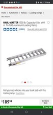Trifold aluminum loading for sale  Greenbackville