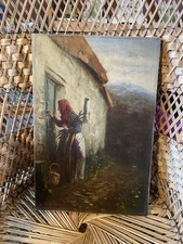 Antique oil canvas for sale  ARBROATH