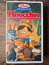 Pinocchio vhs walt for sale  STAFFORD