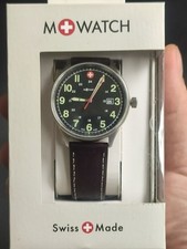 M Watch Mondaine AeroAnalogue relógio de pulso, relógio piloto, fabricado na Suíça, 41 mm comprar usado  Enviando para Brazil