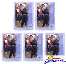 (5) 2002 UD EXCLUSIVE Conjunto de Golfe Selado de Fábrica - Tiger Woods, Phil Mickelson ROOKIE comprar usado  Enviando para Brazil