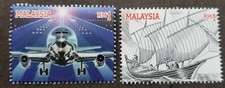 *FRETE GRÁTIS Malásia Millennium 2000 Veículo de Transporte Avião Barco (selo) MNH comprar usado  Enviando para Brazil
