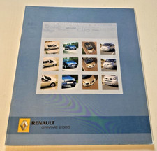 Brochure Publicitaire Gamme RENAULT Septembre 2004  Dont Clio V6 - Bel Etat., usado comprar usado  Enviando para Brazil