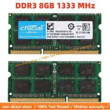 Notebook CRUCIAL DDR3 4GB 8GB 16GB 1333 PC3-10600 SODIMM 204 pinos memória RAM 10600S comprar usado  Enviando para Brazil