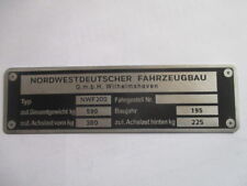 Typenschild schild s37 gebraucht kaufen  Deutschland