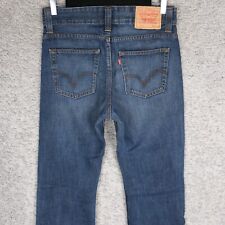LEVI'S 512 DŻINSY MĘSKIE BOOTCUT W32 L30 CIEMNONIEBIESKIE GUZIKI DENIM LEVIS na sprzedaż  PL