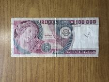 Banconota lire 100000 usato  Beinasco