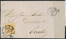 Carta/Ed. nº. 52 Matasellos RUEDA DE CARRETA. Carta completa., usado comprar usado  Enviando para Brazil
