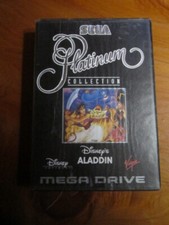 SEGA GAME SEGA MEGA DRIVE DISNEY'S ALADDIN COM LIVRETO 1993 ** IMPERDÍVEL ** comprar usado  Enviando para Brazil
