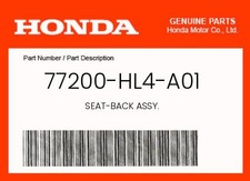 Honda genuine seat for sale  Christiansburg